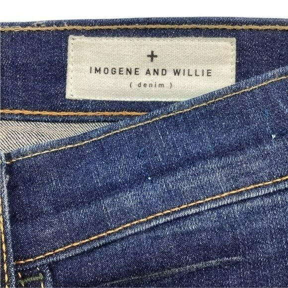 Imogene + Willie Womens High Rise Jeans Size 27 Dark Wash Denim Casual Style - Picture 7 of 11